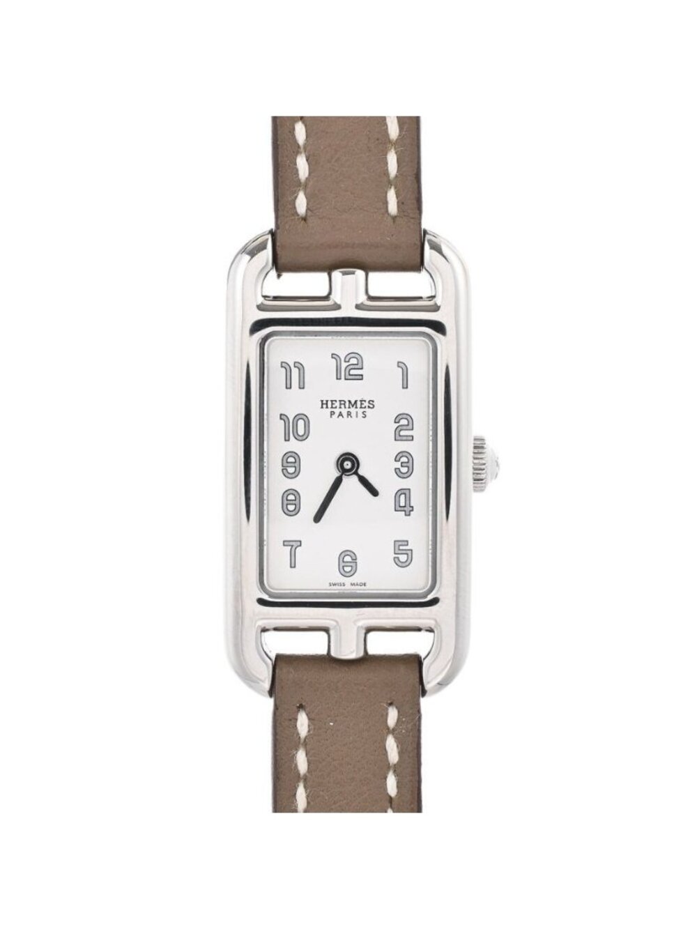 Hermes Watch Nantucket Silver